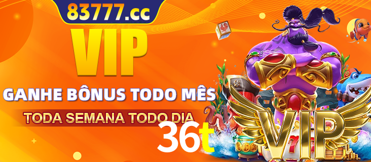 Banner promocional do 36t oferecendo 100% de recompensas adicionais contínuas para quem fizer o login diário (Daily sign-in), com um mascote de coelho.